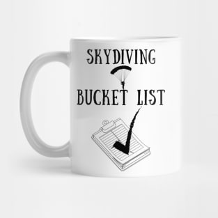 Skydiving bucket list Mug